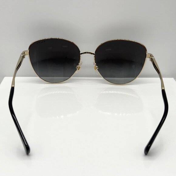 Ralph Lauren Sunglasses RA4144 9116/8G Shiny Gold Frames Gray Gradient Lenses - Picture 5 of 11